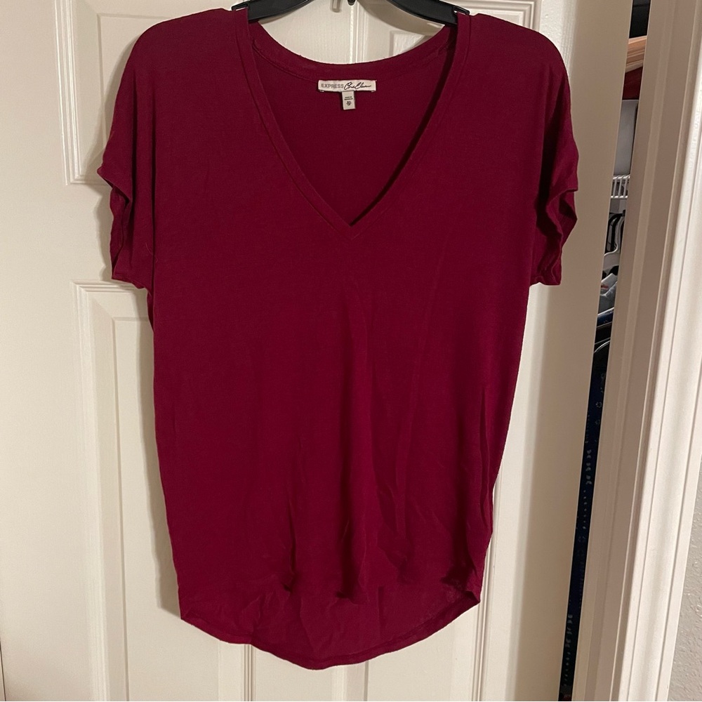 Maroon Tunic Top